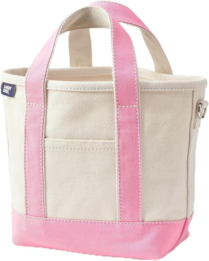 Lands' End Open Top Canvas Tote Bag | Amazon (US)