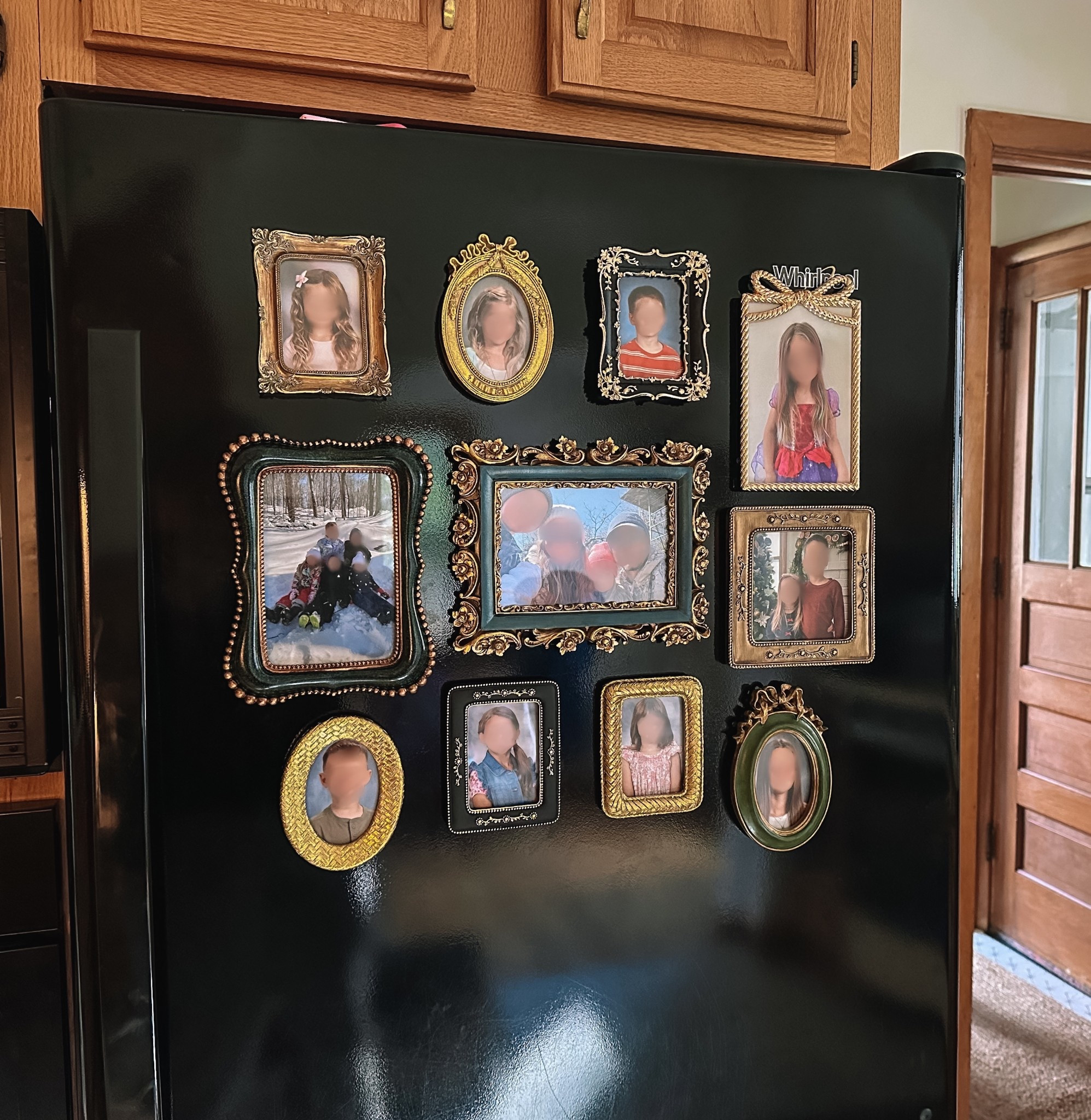 Picture frame fridge magnets 
Fridge gallery, Amazon vintage picture frames 

#LTKSeasonal #LTKHome #LTKFindsUnder50