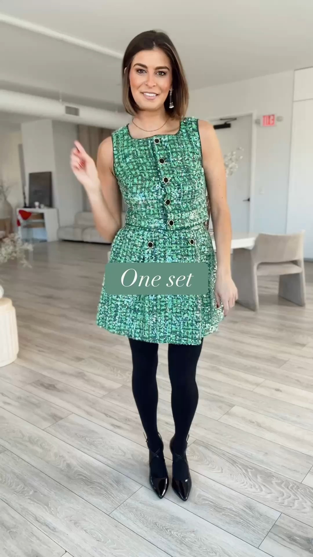 Serving full Christmas Elphaba energy in this sequin set and honestly? I’m thriving. ✨ The best part—she styles THREE ways and she’s 30% off. Magic, but make it sparkly. #forgood 💚💗

#LTKGiftGuide #LTKHoliday #LTKCyberWeek