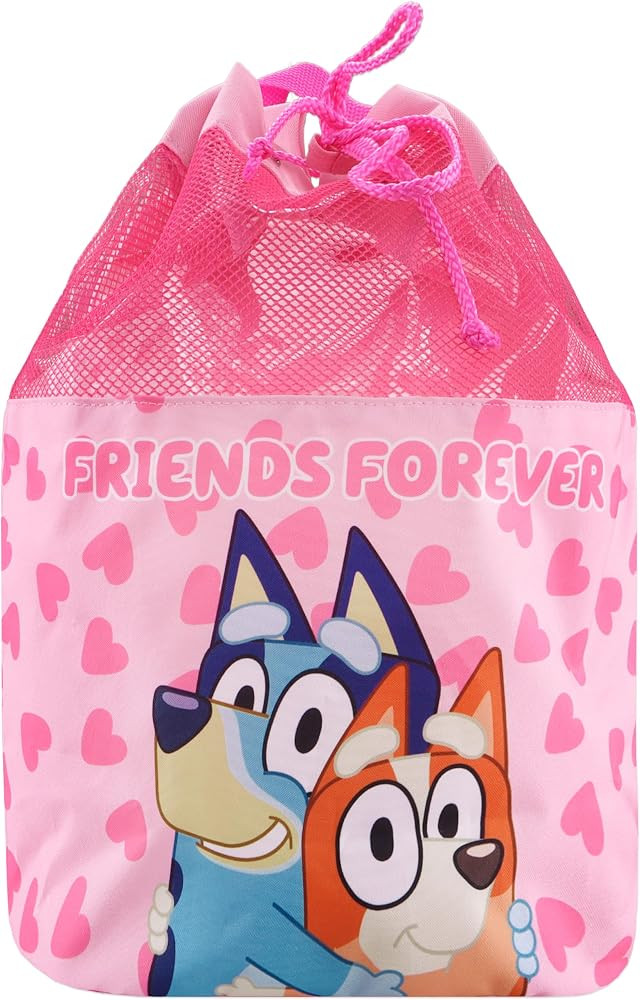 Bluey Backpack | Bingo Girls Beach Bag | Summer Girls Bag For Swimming | Drawstring Bags For Kids... | Amazon (US)