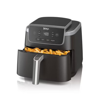 Ninja Air Fryer Pro 4-in-1 AF141: 5-Quart, 1750W, Dishwasher-Safe Parts, Gray, Metal & Plastic | Target