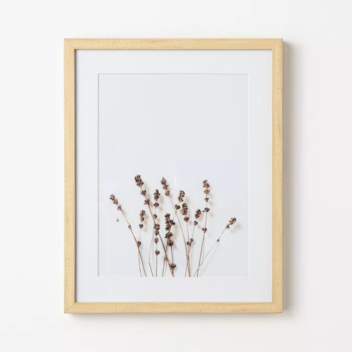 16&#34; x 20&#34; Wildflower Framed Under Glass - Threshold&#8482; designed with Studio McGee | Target