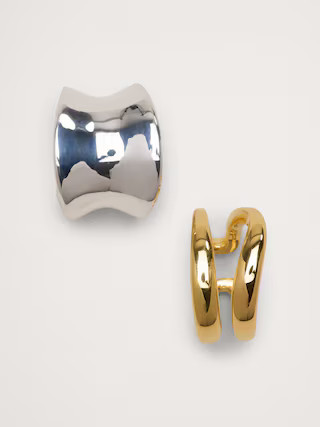 Tubular Ear Cuff Set Of 2 | Banana Republic (US)