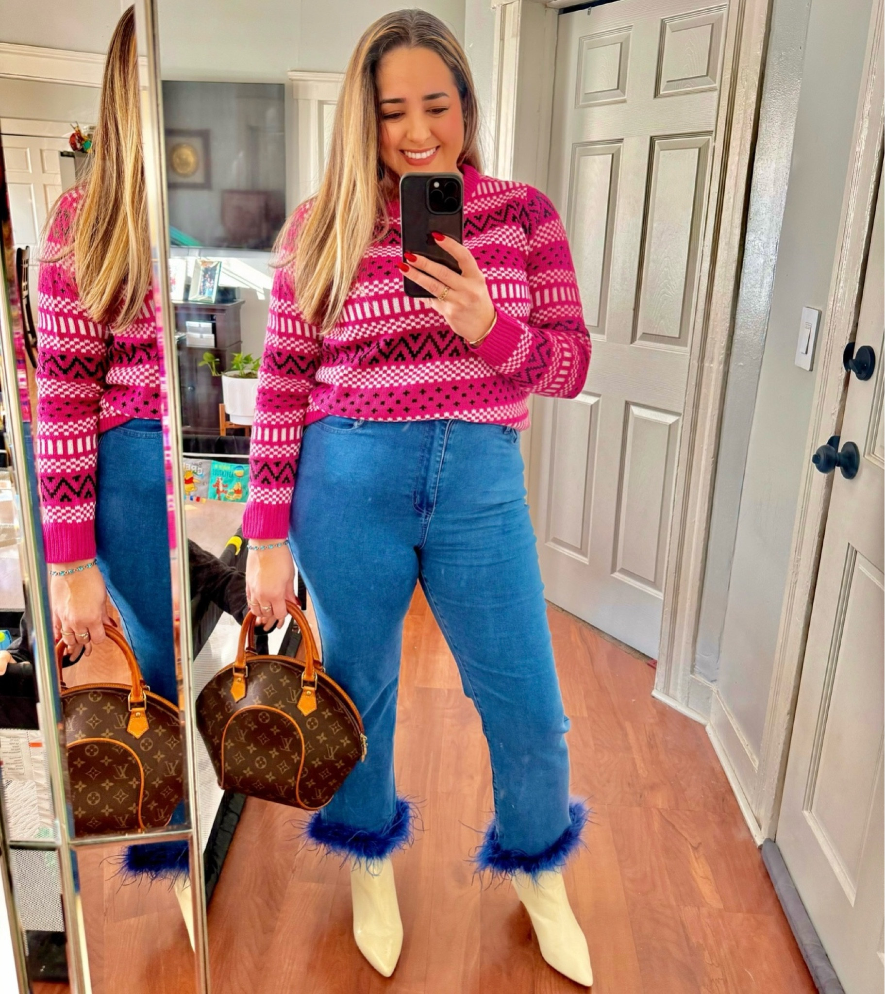 These pants are so flattering & they are currently on SALE! They are super stretchy so I recommend that you size down! They are perfect to wear this time of the year around Valentine’s Day!💖

#LTKsalealert #LTKstyletip #LTKSeasonal
