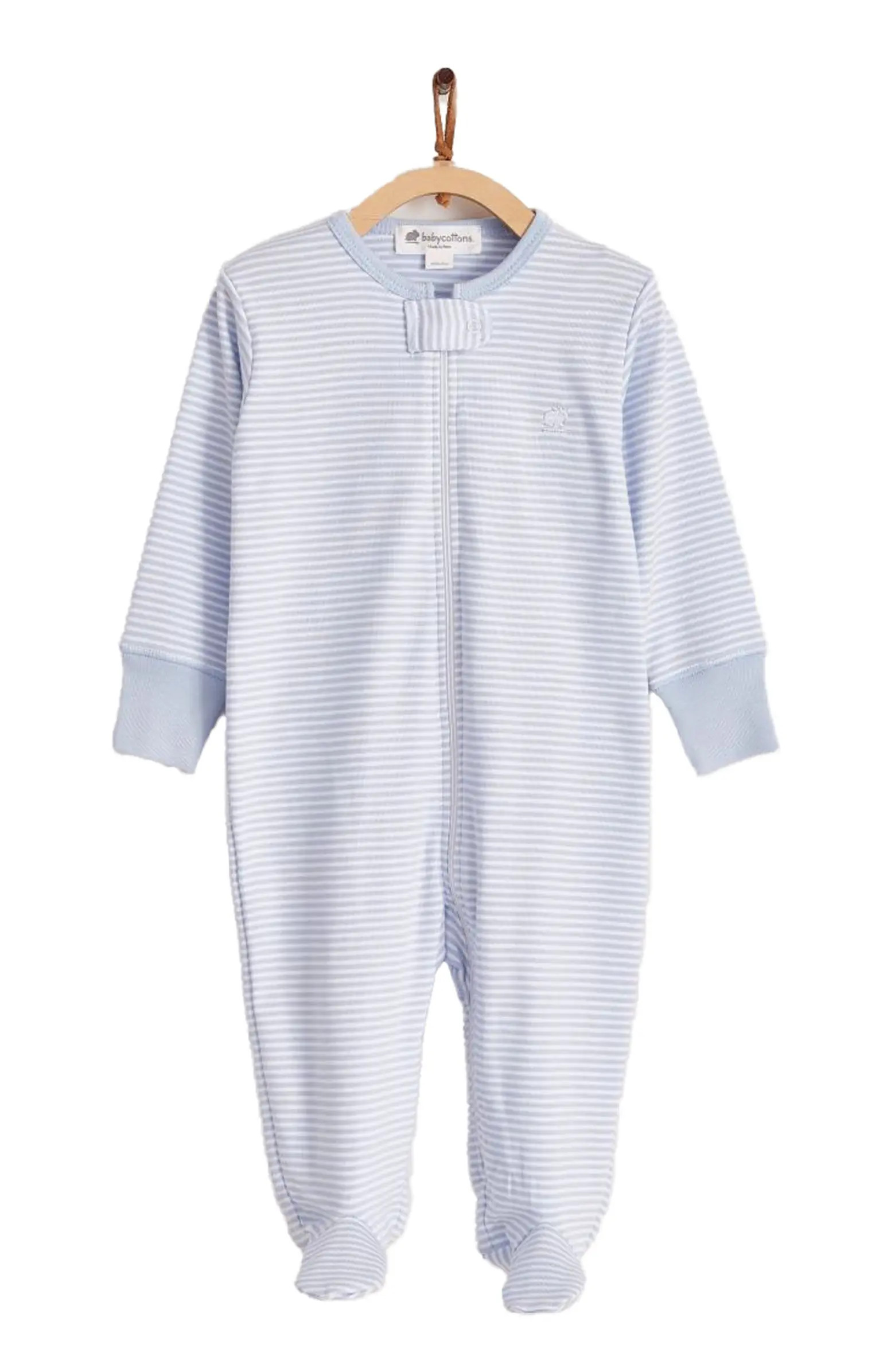 Babycottons Premium Peruvian Pima Cotton In The Woods Zip Footed Pajama for Infant | Nordstrom | Nordstrom
