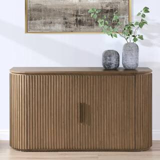 Steve Silver Colvin Brown Wood Sideboard Server 60 in. COL500NSV - The Home Depot | The Home Depot