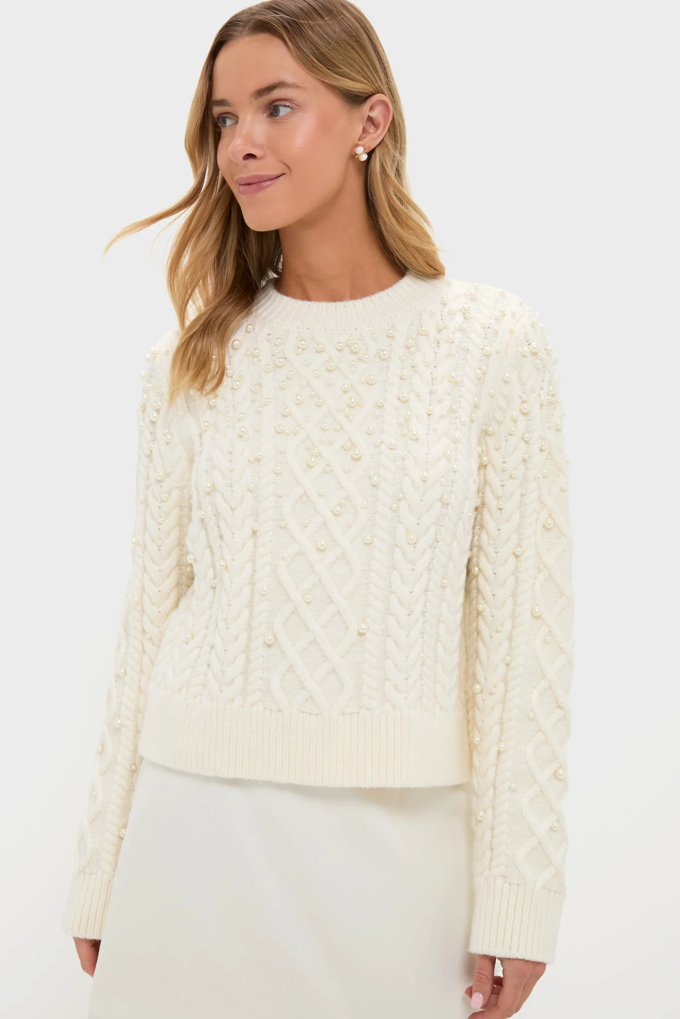 Pearl Embellished Ellis Sweater | Tuckernuck (US)