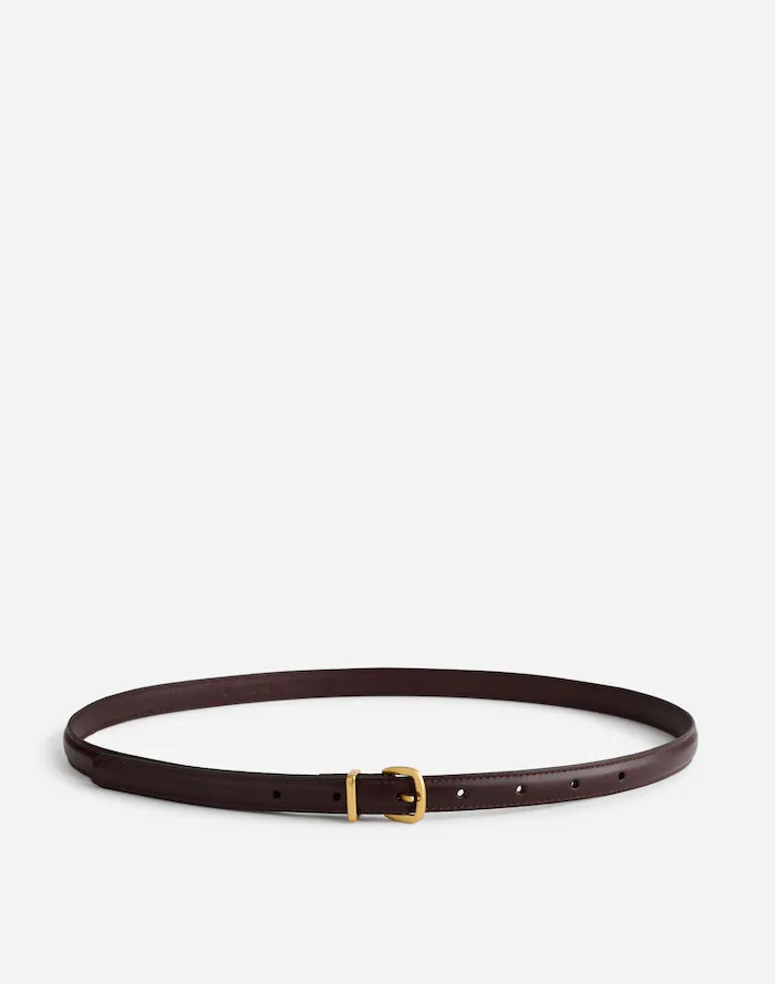 The Essential Skinny Leather Belt | Madewell