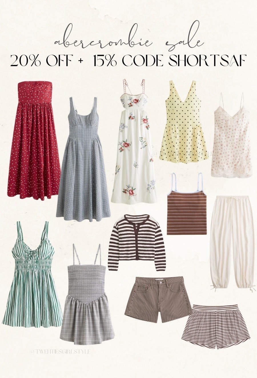 Abercrombie sale 20% off + extra 15% off  code SHORTSAF
Spring sale, summer dresses, sundresses, mini dresses, tank tops, shorts, midi dresses summer fashion

#LTKootd #LTKdayinmylife

#LTKdayinmylife #LTKootd #LTKSeasonal