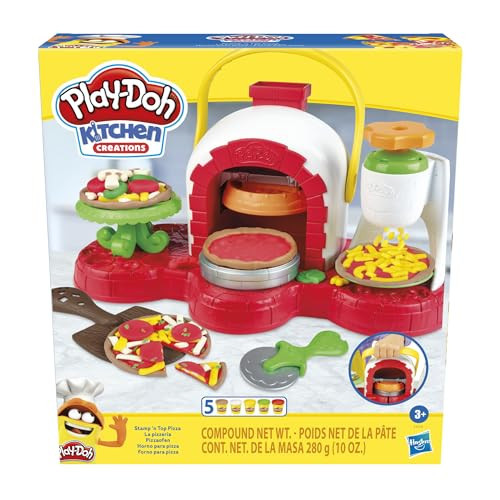 Play-Doh Stamp 'N Top Pizza Oven Toy with 5 Non-Toxic Colors | Amazon (US)