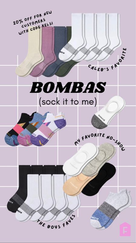 Once you go bomb you never go wrong. New customers can use code KELSI for 20% off! #bombas #ad