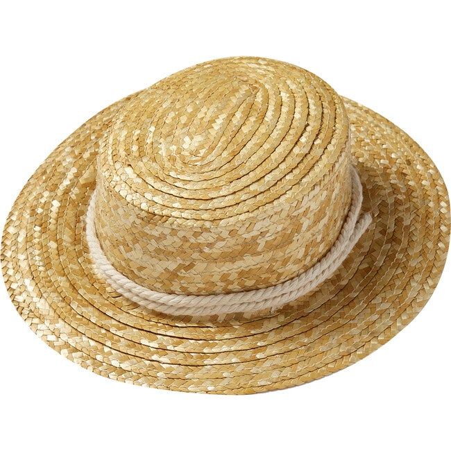 Canotier Hat, Straw - Napaani Hats, Scarves & Gloves | Maisonette | Maisonette