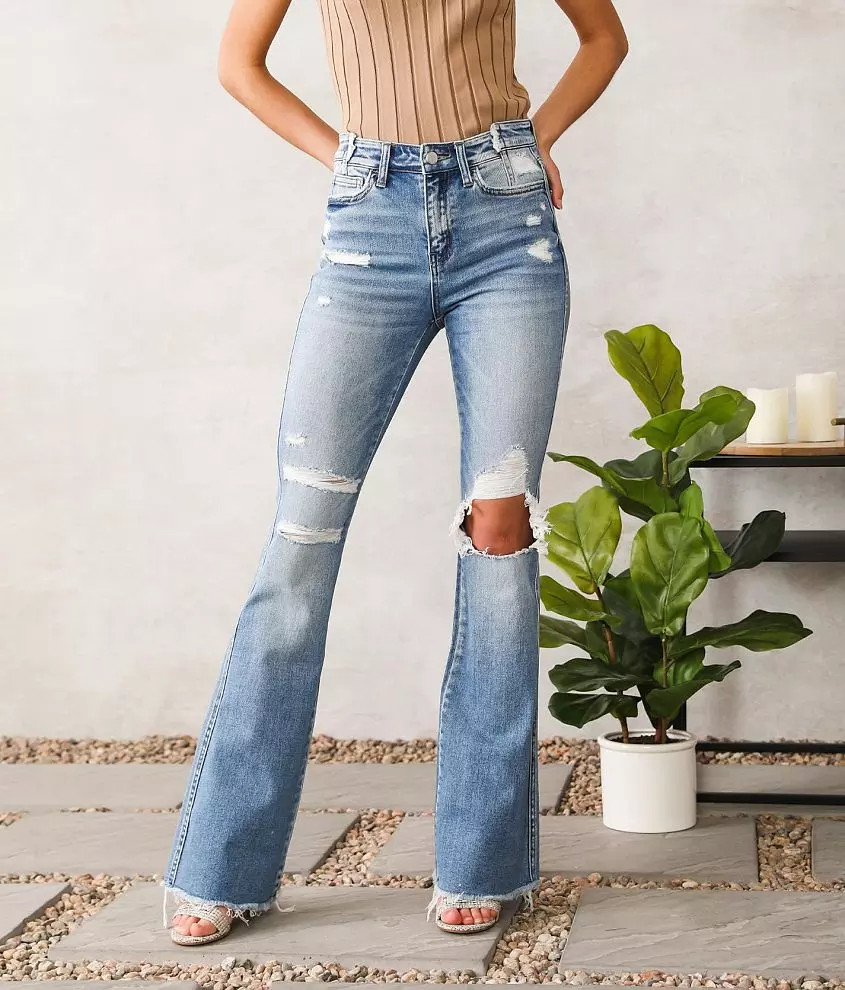 High Rise Flare Stretch Jean | Buckle