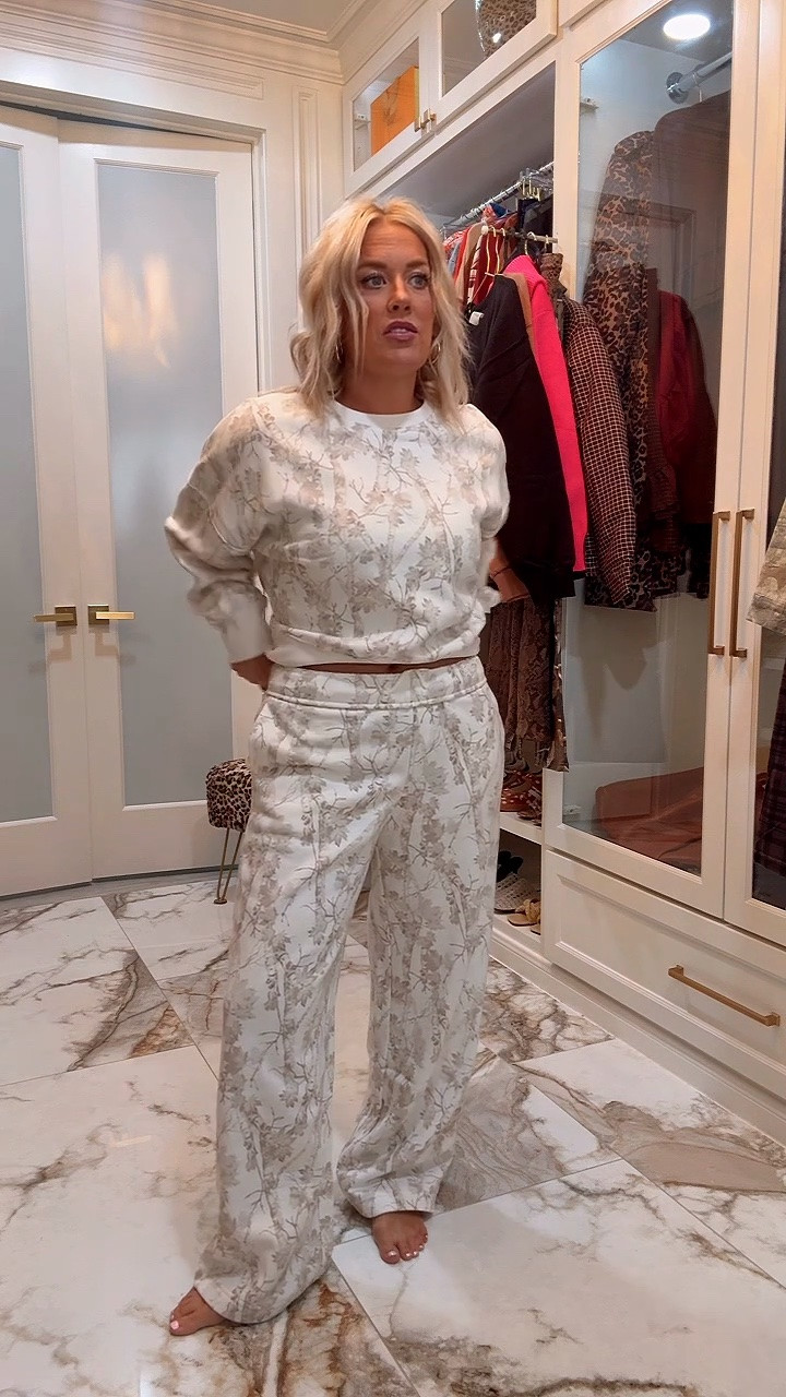 This looks like it’s from Abercrombie but it’s actually Walmart - pants / small, top is large