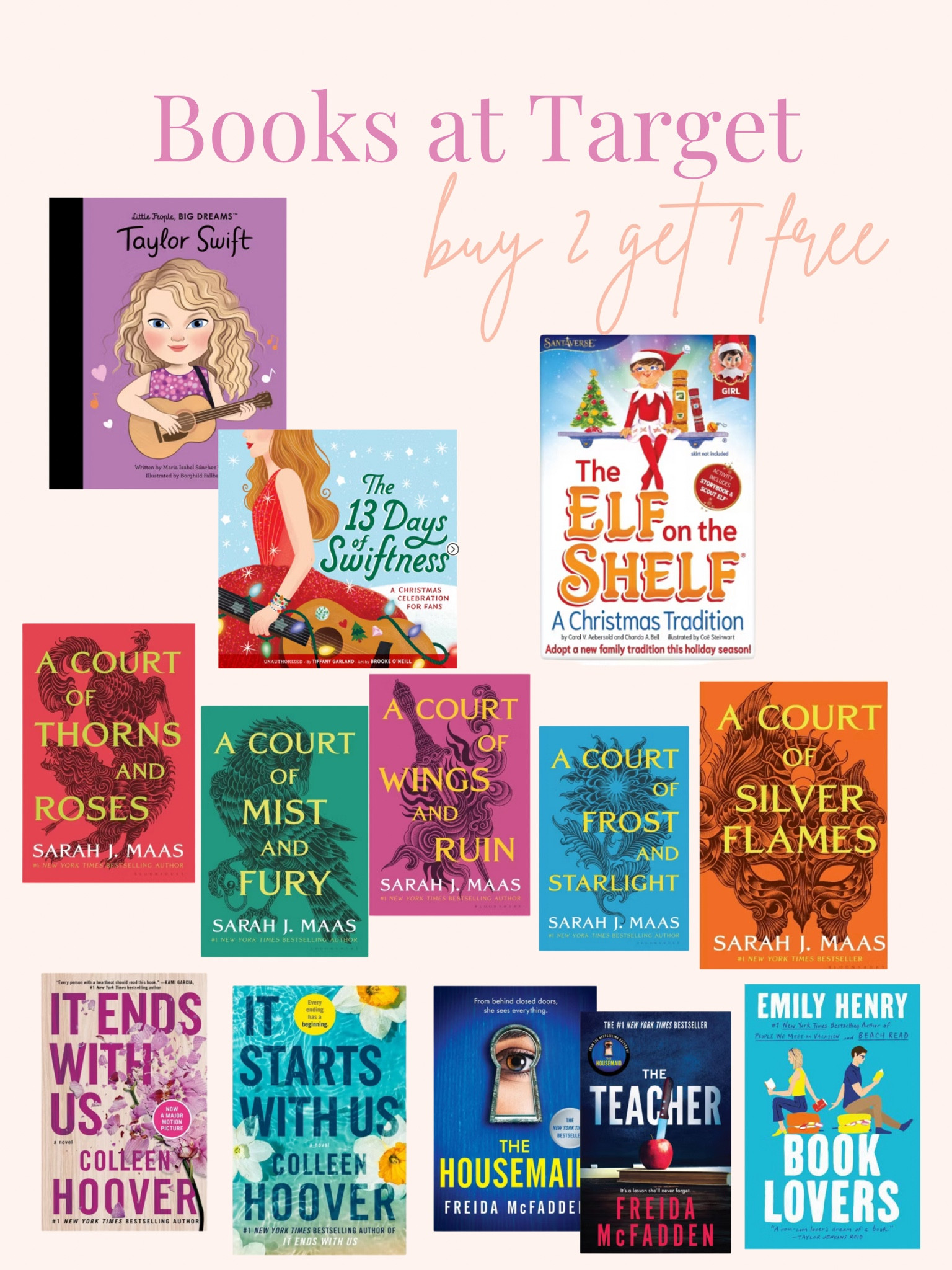 Books are buy 2 get one free at target rn! Perfect for gifts or even to get your elf for cheap! 

#LTKGiftGuide #LTKSaleAlert #LTKSeasonal