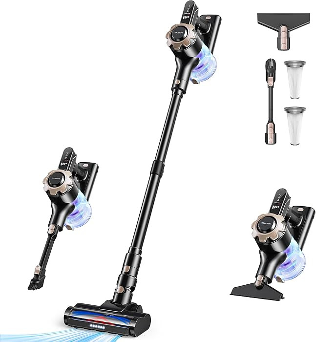 Trucozie Cordless Vacuum Cleaner, 8-in-1 Lightweight Stick Vacuum with 45mins Runtime, Powerful S... | Amazon (US)