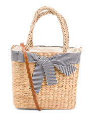 Ribbon Square Beach Satchel | Marshalls