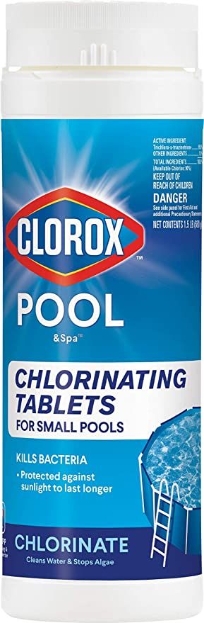 Clorox Pool&Spa Small Pool 1" Chlorinating Tablets 1.5 lb | Amazon (US)