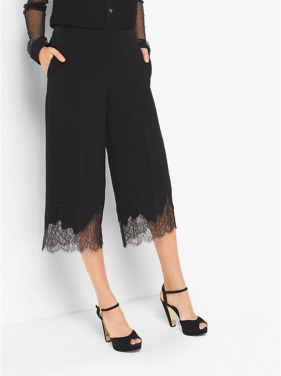Lace-Trim Culottes | Michael Kors CA