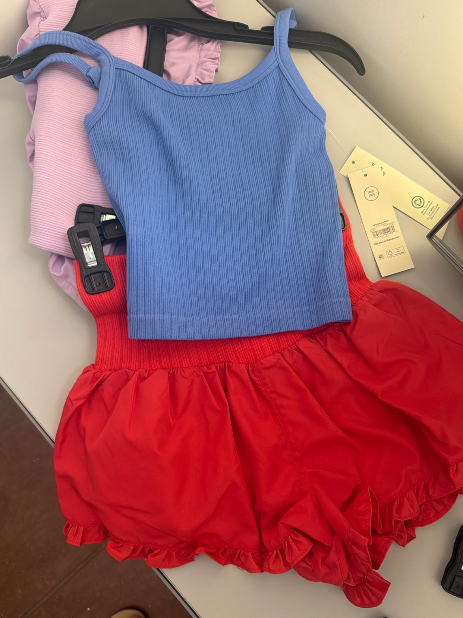 tank $5 shorts $10