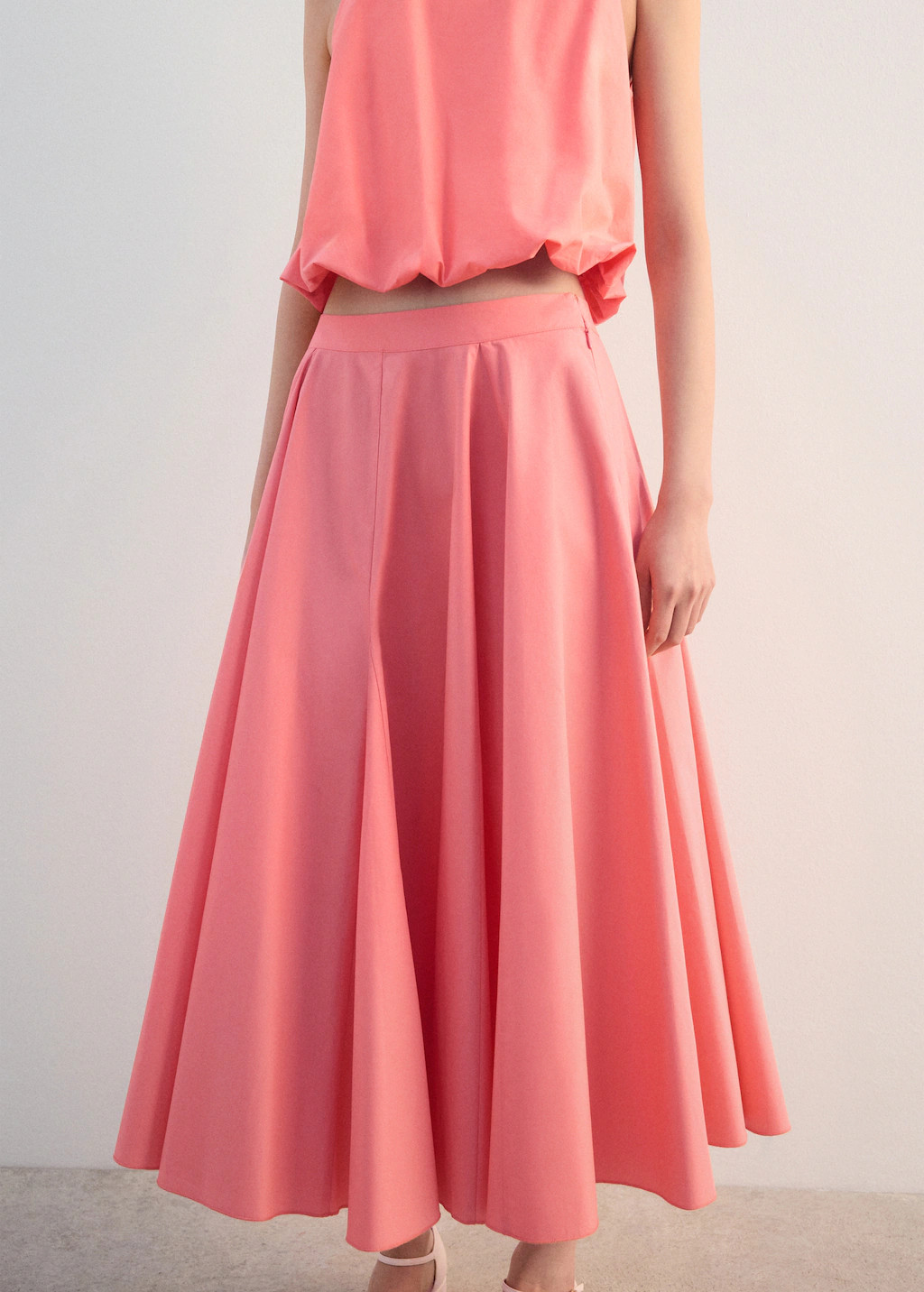 Flared midi-skirt | MANGO (UK)