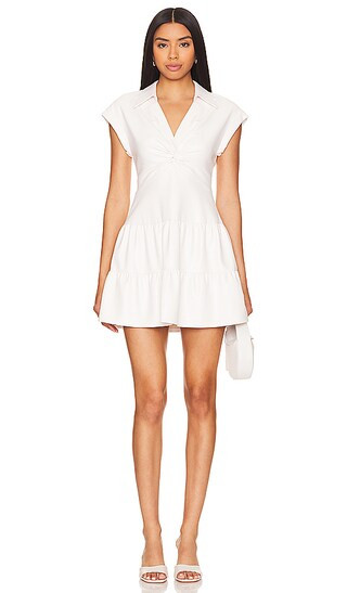 Mila Mini Dress in Off White | Revolve Clothing (Global)