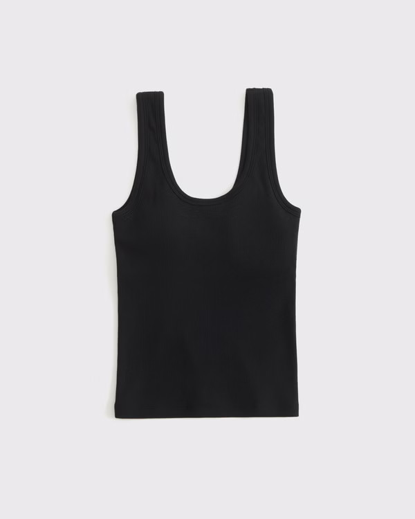 Women's Bra-Free Rib Scoopneck Tank | Women's Tops | Abercrombie.com | Abercrombie & Fitch (US)