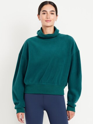 Oversized Performance Microfleece Sweatshirt | Old Navy (US)