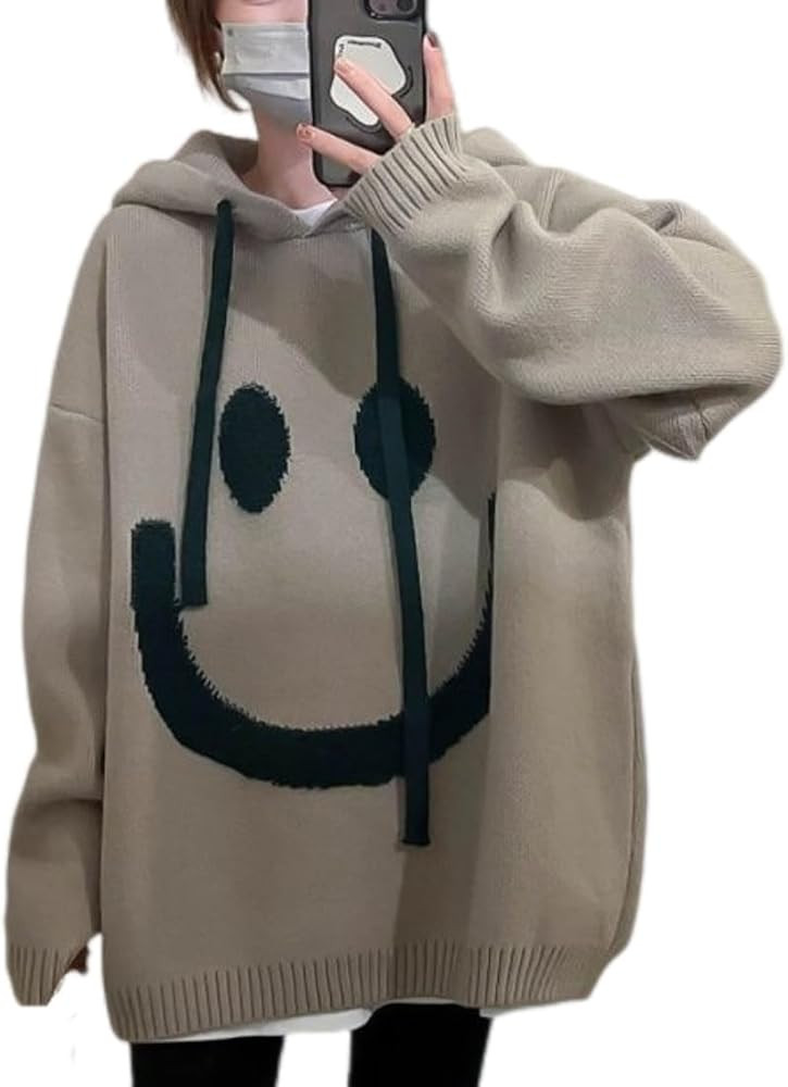Women's Oversized Thick Knit Hoodies Trendy Casual Pullover Sweatshirts | Amazon (US)