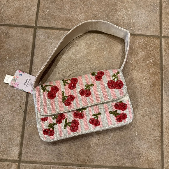 Pink Cherry Beaded Bag | Poshmark