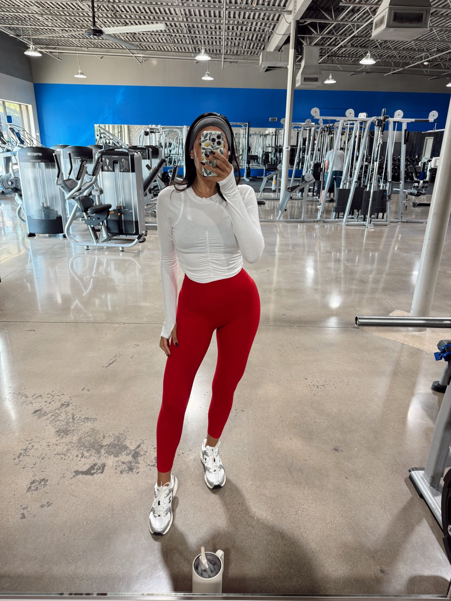 Workout fit! Wearing size small in top and leggings 

#LTKSeasonal #LTKOver40 #LTKActive