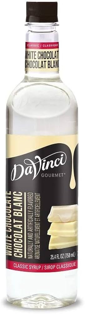 DaVinci Gourmet Classic White Chocolate Syrup, 25.4 Fluid Ounce (Pack of 1) | Amazon (US)