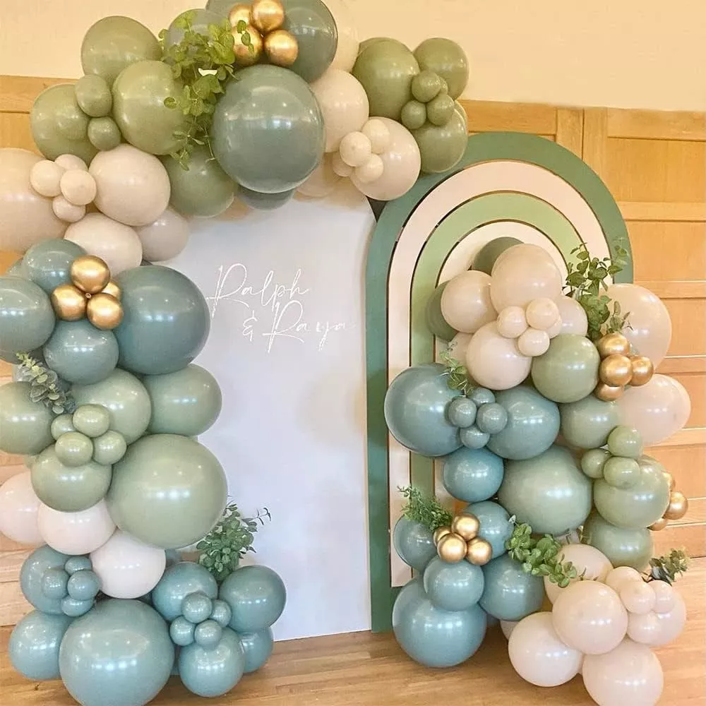 136PCS Dusty Green Blue Balloon … curated on LTK