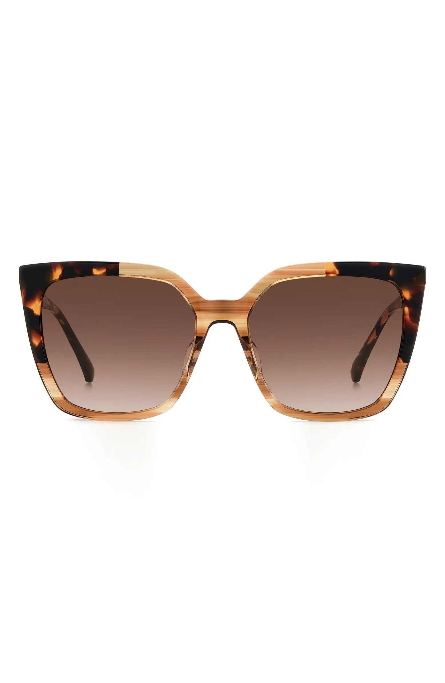 Kate Spade New York marlowe 55mm gradient square sunglasses | Nordstrom | Nordstrom