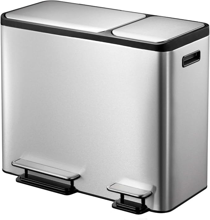 Amazon. Soft Close Dual Step Trash Can  | Amazon (US)
