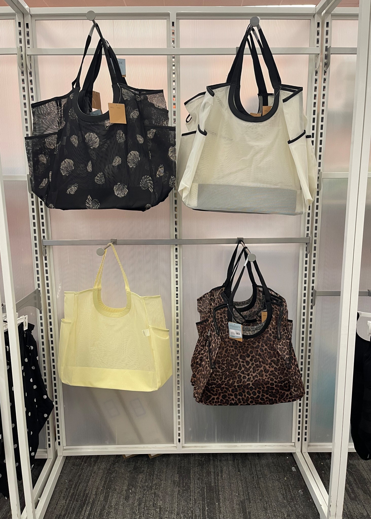 The cutest mesh $15 tote bags at target 
Vacation beach looks 

#LTKTravel #LTKFindsUnder50 #LTKActive