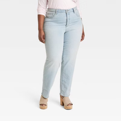 Women's High-Rise 90's Straight Jeans - Universal Thread™ Vintage Light Wash 20 | Target
