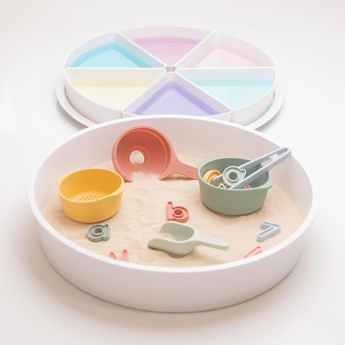 Inspire My Play Sensory Bin with Lid and Removable Storage Inserts - Sensory Bins for Toddler Cra... | Amazon (US)