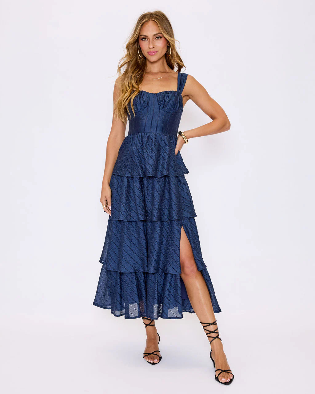 Celeste Tiered Midi Dress | VICI
