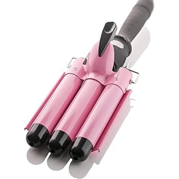 Alure Three Barrel Waver/Curling Iron Wand with LCD Temperature Display - 1 Inch Ceramic Tourmali... | Amazon (US)