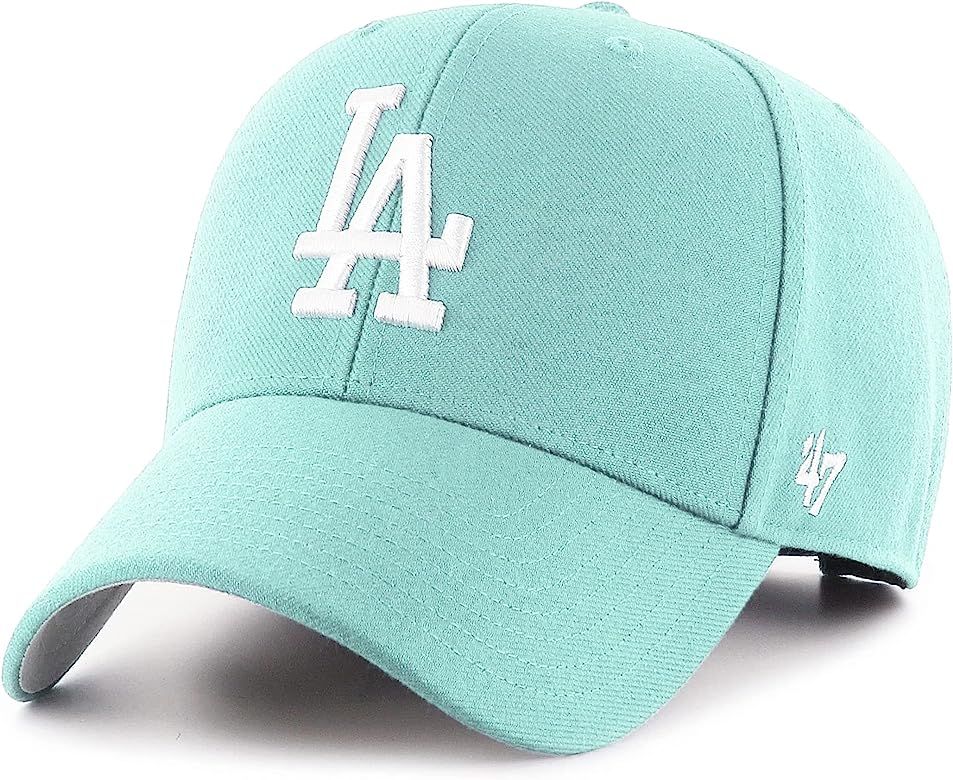'47 Los Angeles Dodgers Mens Womens MVP Adjustable Tiffany Blue Hat | Amazon (US)