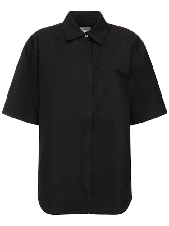 Moheli viscose & linen shirt - Loulou Studio - Women | Luisaviaroma | Luisaviaroma
