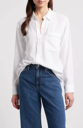 Rails Hannah Cotton Blend Button-Up Shirt | Nordstrom | Nordstrom