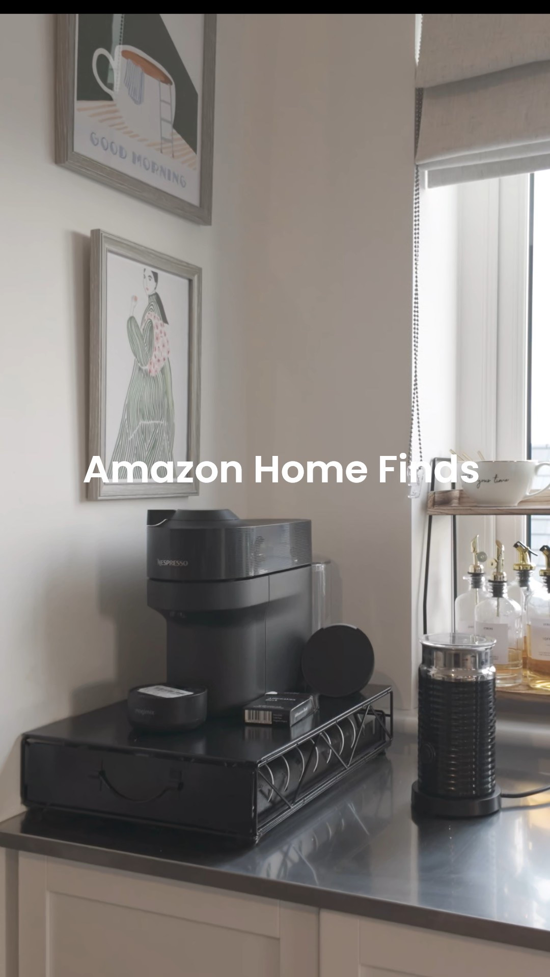 Amazon kitchen finds prime day sale coffee station and kitchen island with wheels #amazonhomefinds #primedaysale #ltkxamazon 

#LTKhome #LTKxAmazon #LTKuk