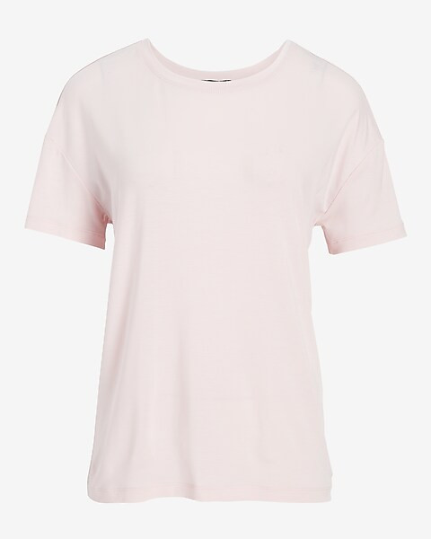 Supersoft Relaxed Crew Neck Tee | Express