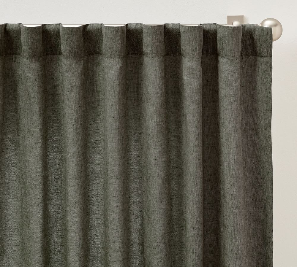 Belgian Flax Linen Curtain | Pottery Barn (US)