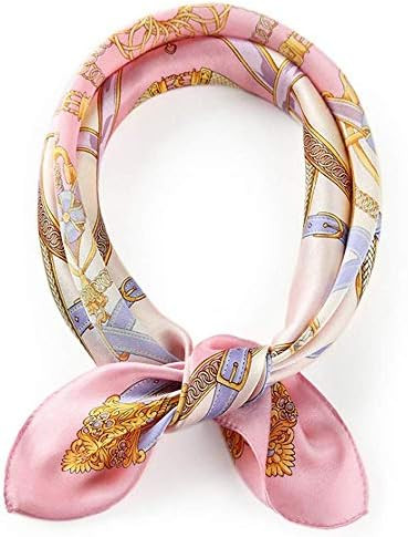 MEISEE 100% Mulberry Silk Scarfs Small Square Scarf 21" x 21" Neck Scarf Breathable Lightweight f... | Amazon (US)