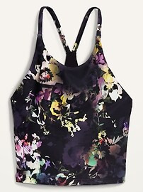 Light Support PowerSoft Longline Sports Bra for Women | Old Navy (US)