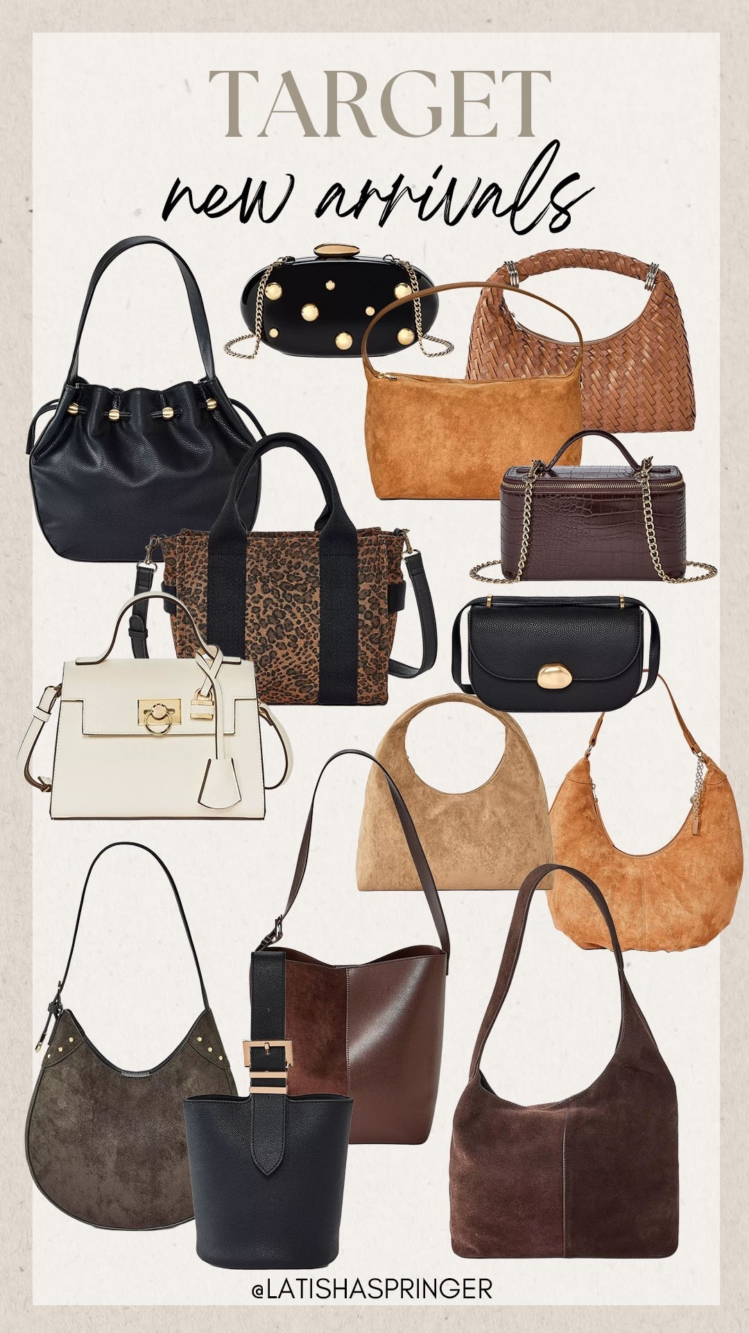 New arrival Target handbags for fall! 

#targetfinds

Target finds. Target fashion. Target fall handbag  

#LTKItBag #LTKSeasonal #LTKStyleTip