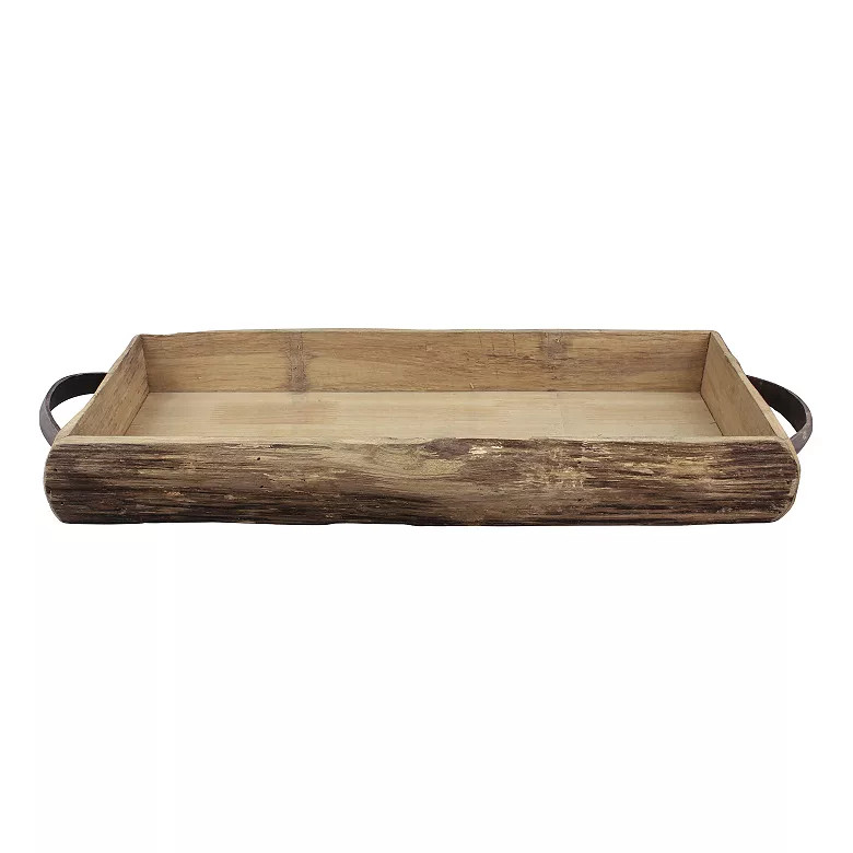 Stonebriar Collection Decorative Wood Tray Table Decor | Kohl's
